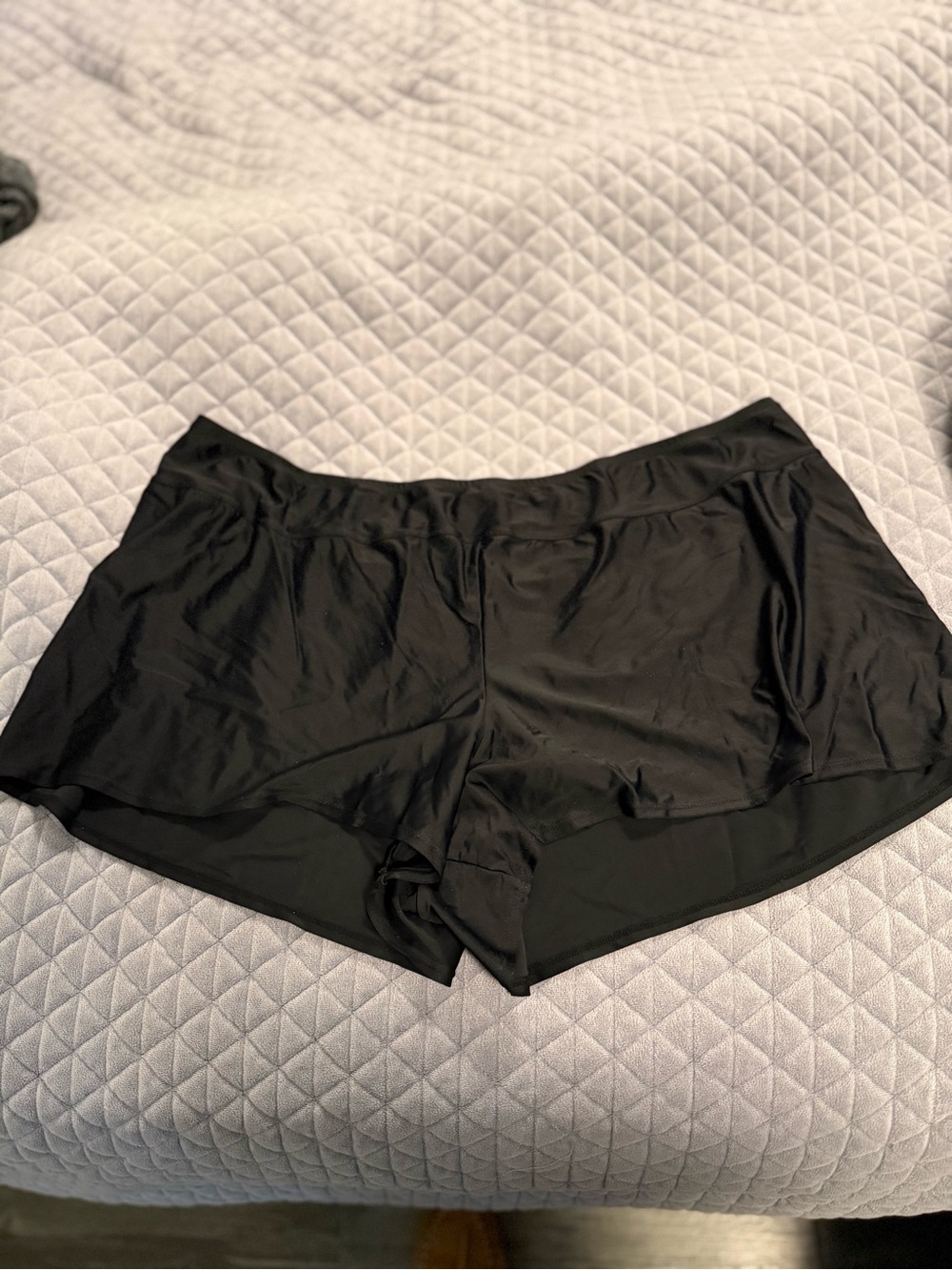 Pure Energy Black Swim Short Bottoms